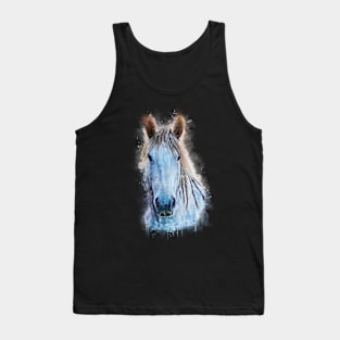 Magnificent Percheron Drafthorse head 2 Tank Top